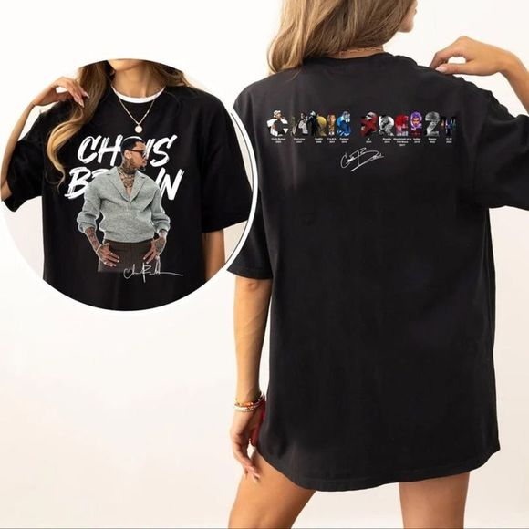 Lovebandtee Other - Chris Brown 1111 Tour 2 Sided Shirt